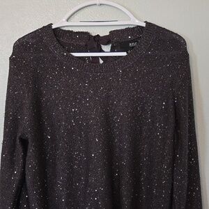 Ana | Gray Sparkle Sweater Size Large